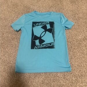Under Armour Kids Aqua Graphic Tee. Performance. Size 7